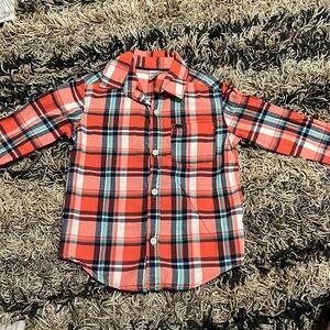 Carters Boys Long Sleeve Button Down 3T